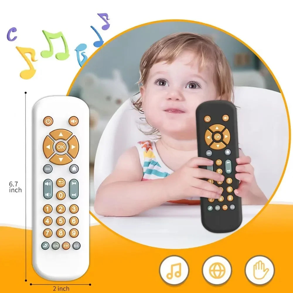 Musical Toy TV Remote Control for Babies and Toddlers