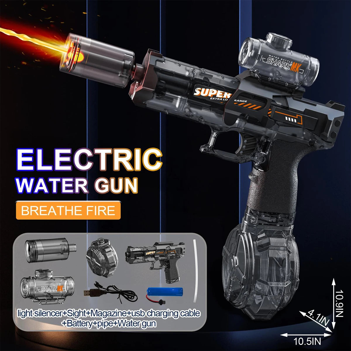 Electric Water Gun Blaster for Outdoor Summer Fun