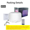Wood Grain USB Aroma Diffuser with Remote & LED Lights