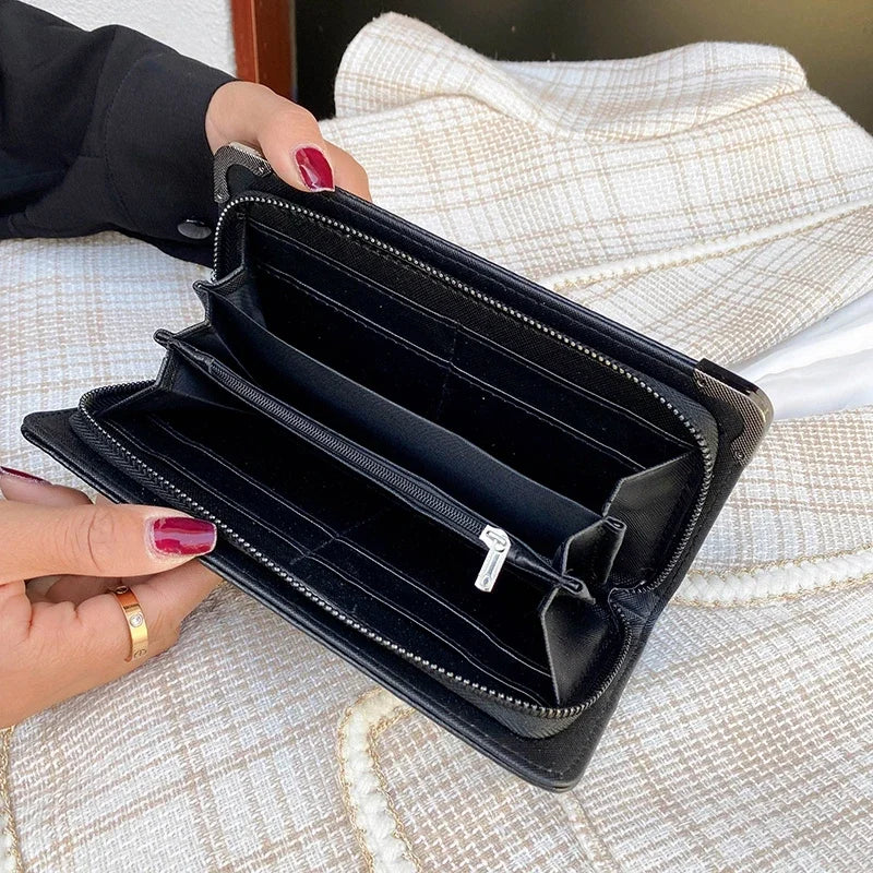 Skull Punk Style Long Wallet with RFID Protection