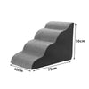 Curved Pet Stairs for Beds and Sofas