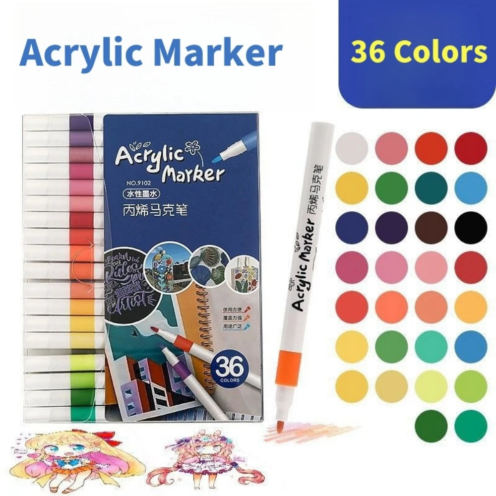 Professional Acrylic Paint Marker Set