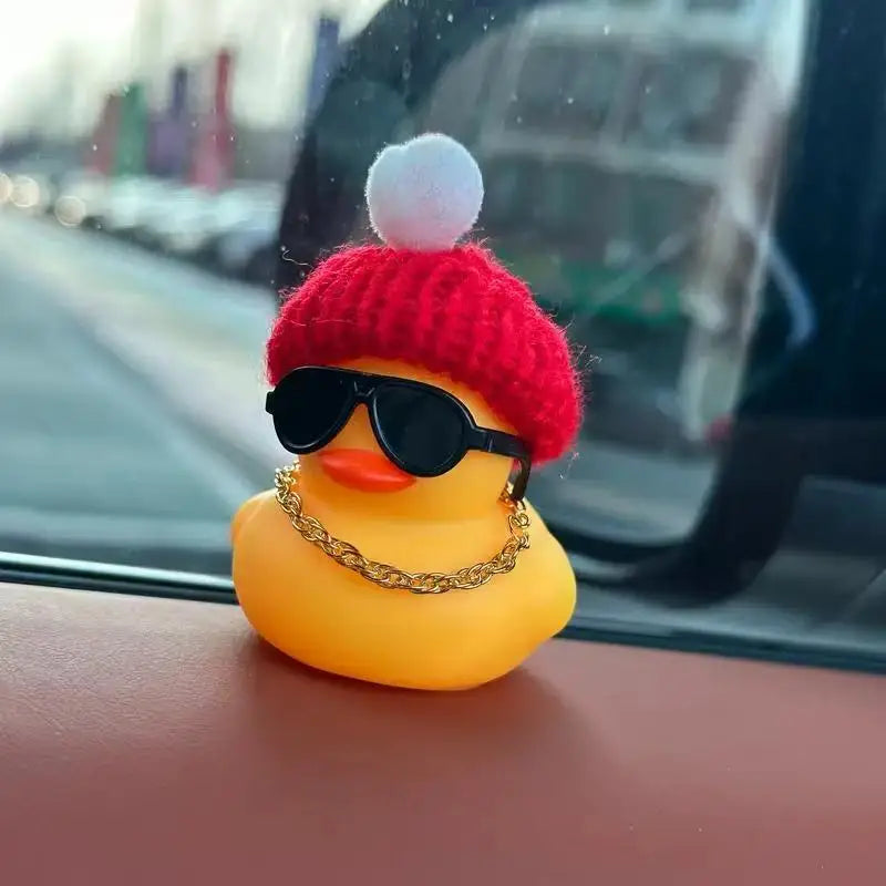 Whimsical Rubber Duck Dashboard Decor