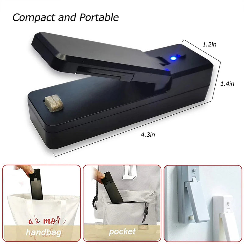 Portable Rechargeable Bag Sealer & Cutter