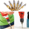 Metric Thread Tap Set - Titanium Coated HSS Drill Bits