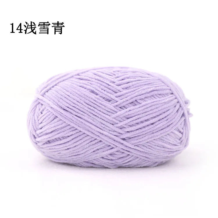 Matte Chenille Yarn for Crochet and Knitting