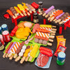 Kids BBQ Playset with Grill and Simulated Food
