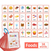 Early Learning Flash Cards for Kids – Colors, Shapes, Numbers, Fruits, Vegetables & Food