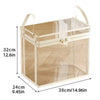 Transparente PVC-Aufbewahrungskorb für Stofftiere mit Griff