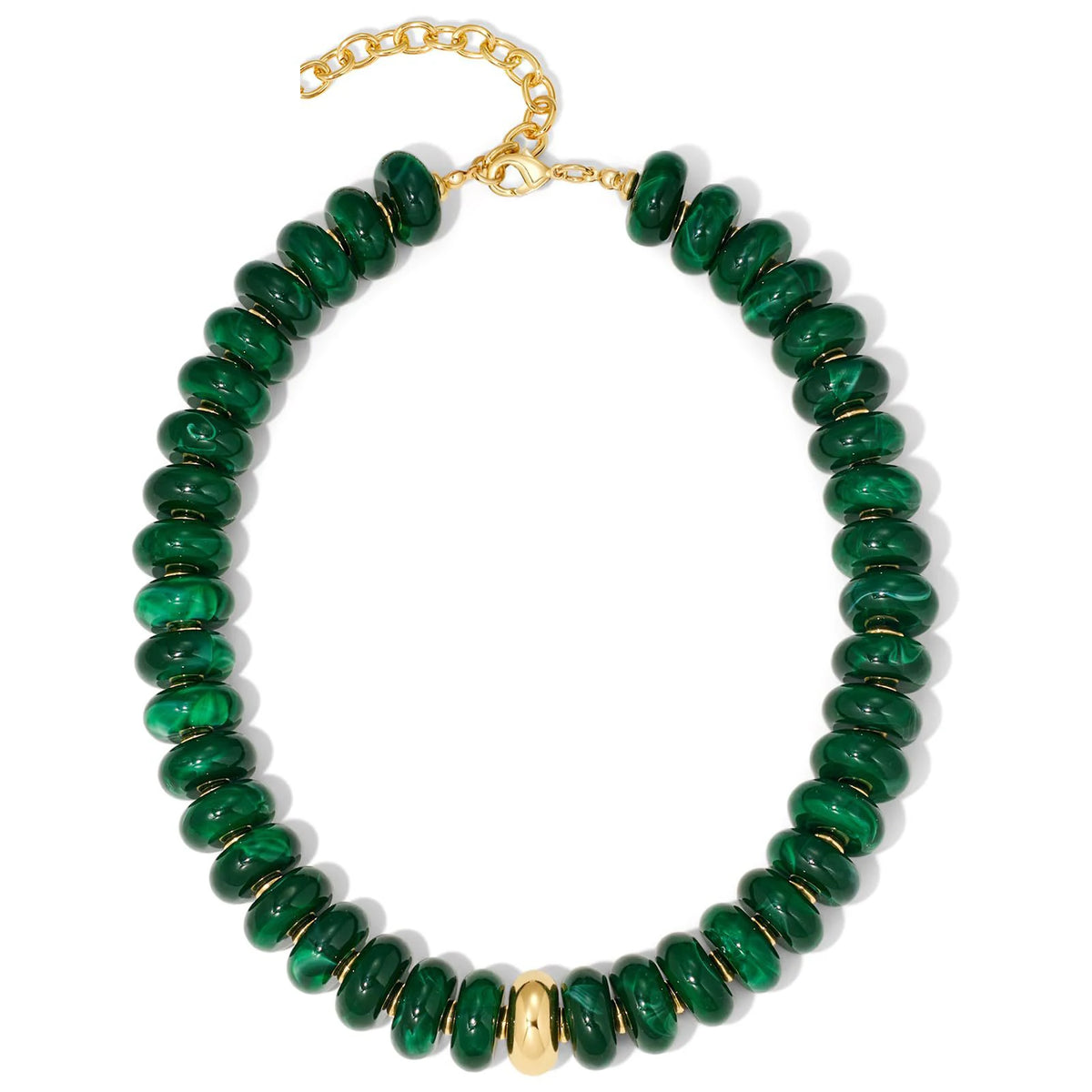 Colorful Chunky Beaded Choker Necklace