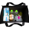 Reusable Non-Woven Grocery Tote Bags, 6-Pack Foldable Shopping Bags with Long Handles