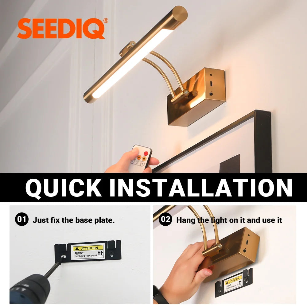 Drahtlose LED Wandleuchte mit Fernbedienung