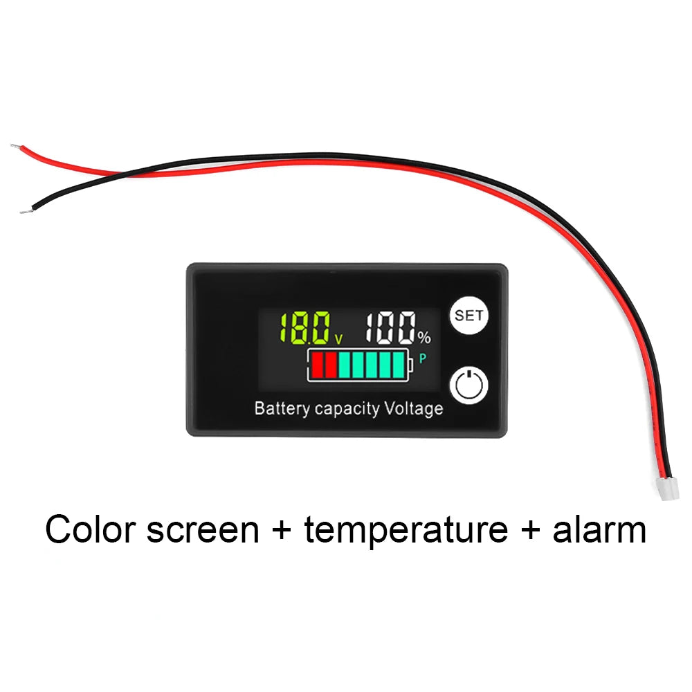 DC 8-100V Battery Capacity Indicator with LCD Display