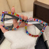 Rhinestone-Embellished Gradient Sunglasses