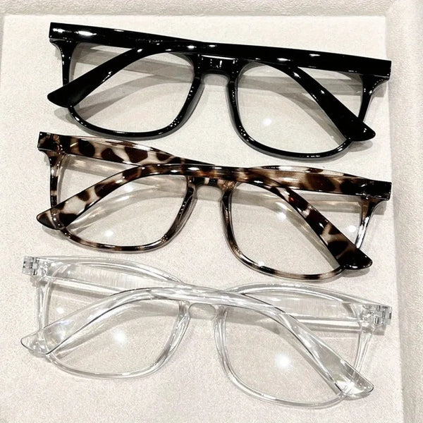 Y2K Leopard Print Square Sunglasses