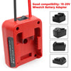 Red battery adapter for Miwatch devices with 18-20V compatibility