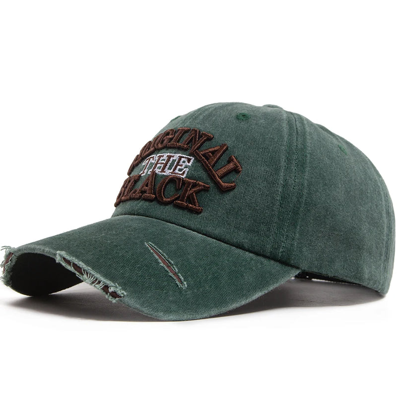 Vintage Washed Cotton Baseball Cap