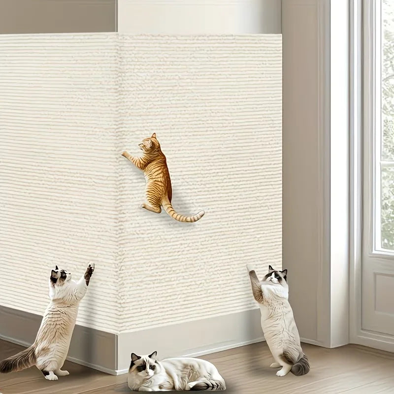 Selbstklebende Kratzmatte für Katzen