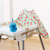 Snap Button Waterproof Baby Feeding Bib with Long Sleeves