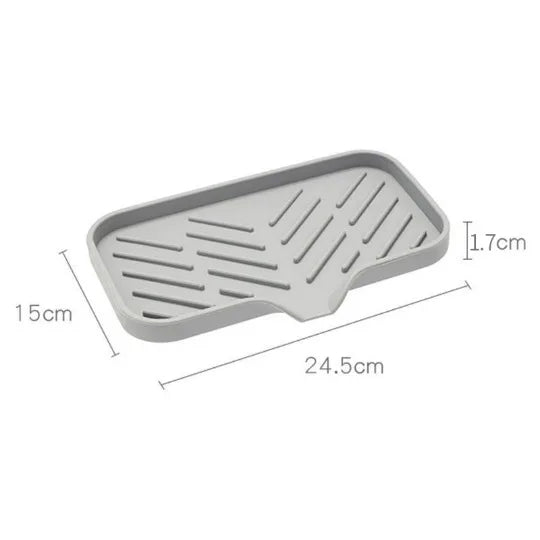 Silicone Drain Tray for Sink Organization