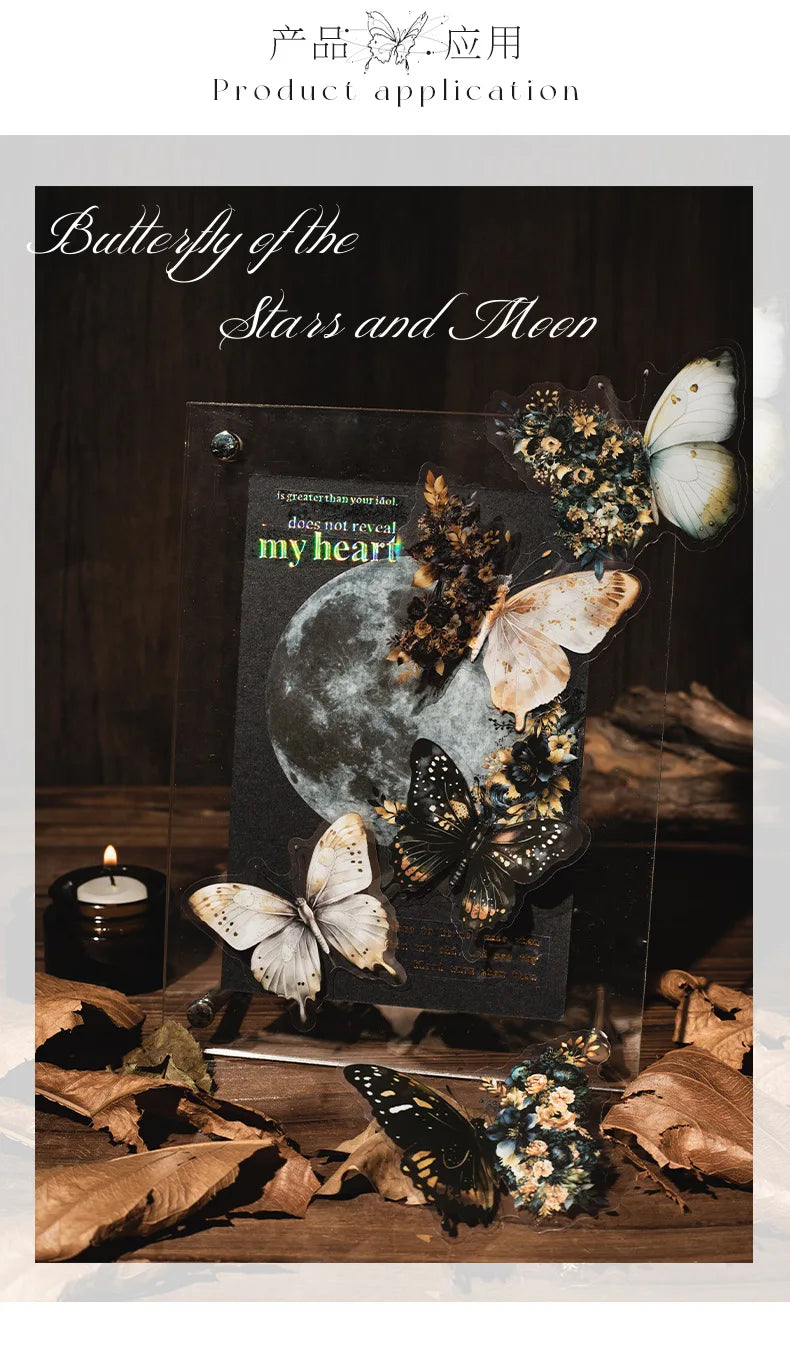 Butterfly & Flower Decorative Sticker Pack (30-Piece Set)