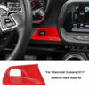 Red ABS material trim kit for Chevrolet Camaro interior and exterior components
