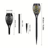 Solar Flickering Flame Torch Light