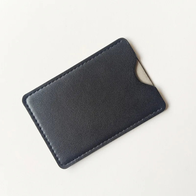 Slim PU Leather RFID Blocking Card Holder Wallet