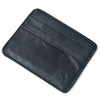 Slim Genuine Leather Card Holder Wallet
