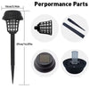 Solar-Powered Bug Zapper Lamp