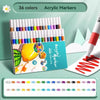 80-Color Acrylic Paint Marker Set