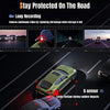 10-Inch Touchscreen Mirror Dash Cam with Front and Rear Cameras