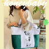 Snoopy Canvas Tote Bag with Crossbody Strap