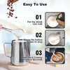 Rechargeable Milk Frother with 3 Speed Settings