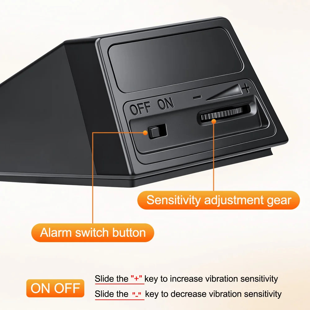 Portable Door Stop Alarm with 120dB Siren