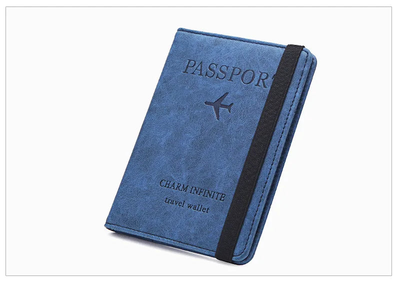 RFID-Blocking Passport Holder with Card Slots