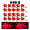 Compact LED Watermelon Side Marker Light with Flashing Turn Signal