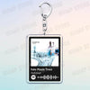 Radiohead Music Keychain Set with Song-Inspired Designs