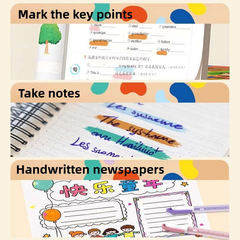 Acrylic Gel Pen Set with Sliding Tray
