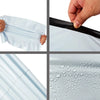 Close-up view of self-sealing mailing bags showing the material texture and sealing mechanism.