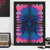 Abstract Futurism Canvas Art – Dark Geometric Poster for Modern Homes