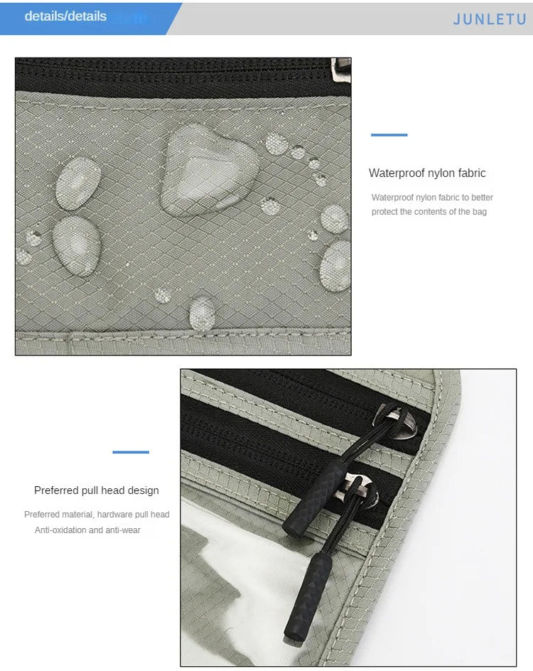 RFID Blocking Neck Wallet for Travel