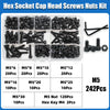 12.9 Grade Carbon Steel Hex Socket Cap Screw and Nut Assortment Kit