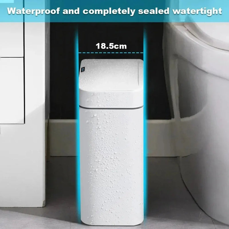 15L Touchless Sensor Trash Can with Automatic Lid