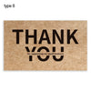 A kraft paper tag with the text THANK YOU for supporting my small business printed in black uppercase letters.