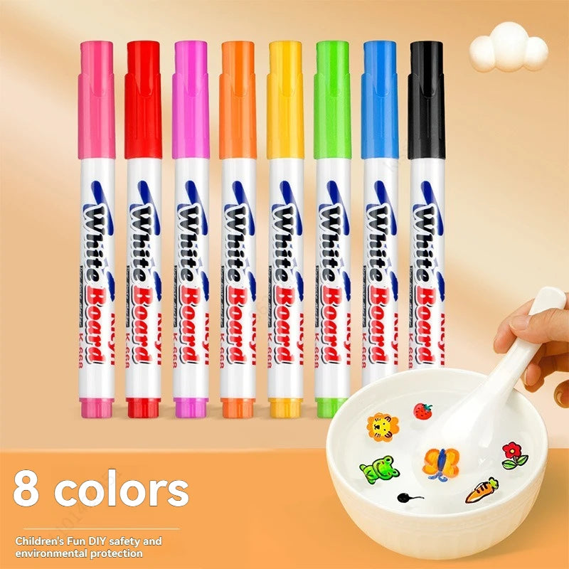 Erasable Whiteboard Markers for Glass, Ceramics & Office