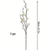 Artificial White Plum Blossom Branch for Chinese Home Décor