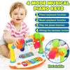 Rotating Musical Piano Toy with Lights and Sounds for Toddlers