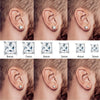 Boucles d'oreilles en acier inoxydable 316L hypoallergéniques avec zircons cubiques