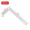 Aluminum Alloy 90-Degree Square Ruler for Woodworking